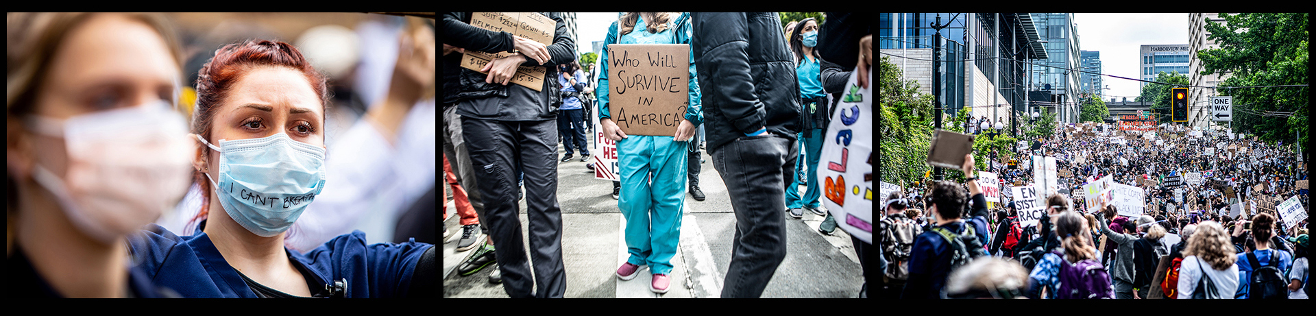 Health care march photos