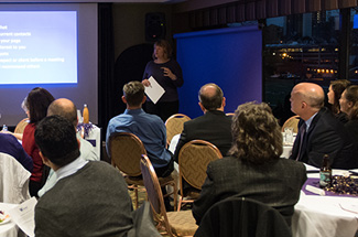 Lunch and Learn events offer attendees the opportunity to connect with UW faculty, staff and fellow alumni.