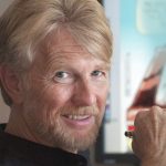 David Horsey with pencil in hand