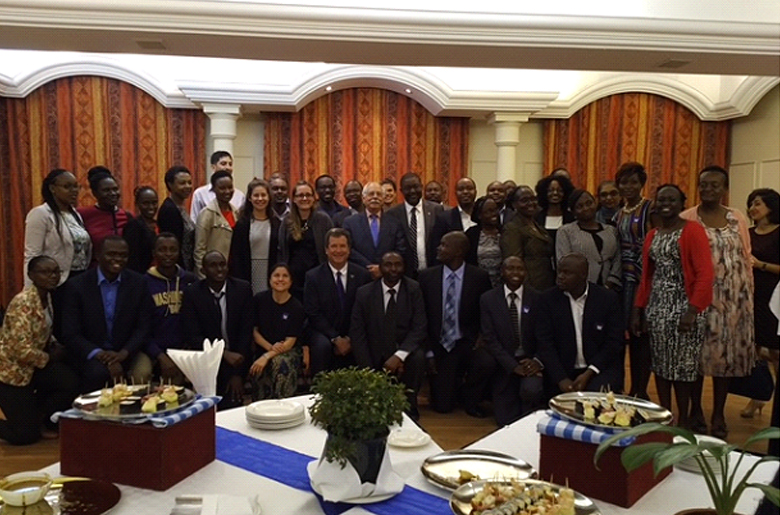 Kenya Huskies group photo.