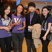 A group picture of international students