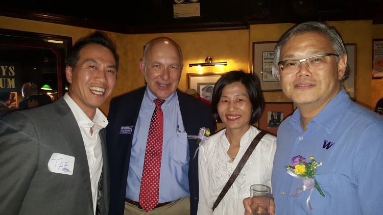 Gordon Neumiller with Hong Kong alumni