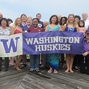 Husky Alumni at Houston Salmon BBQ