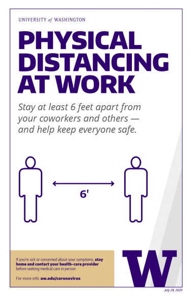 Physical distancing at work
