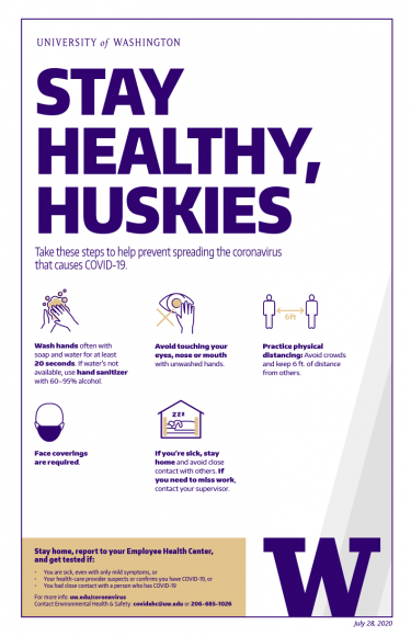 Stay Healthy, Huskies