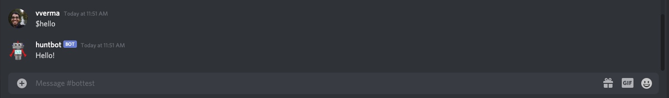 image of bot working