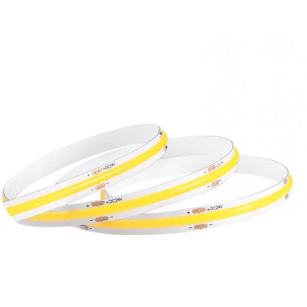 Fita 288 Leds COB 127v IP20 10w 8mm 700Lu 4000k R 5m (Ow)