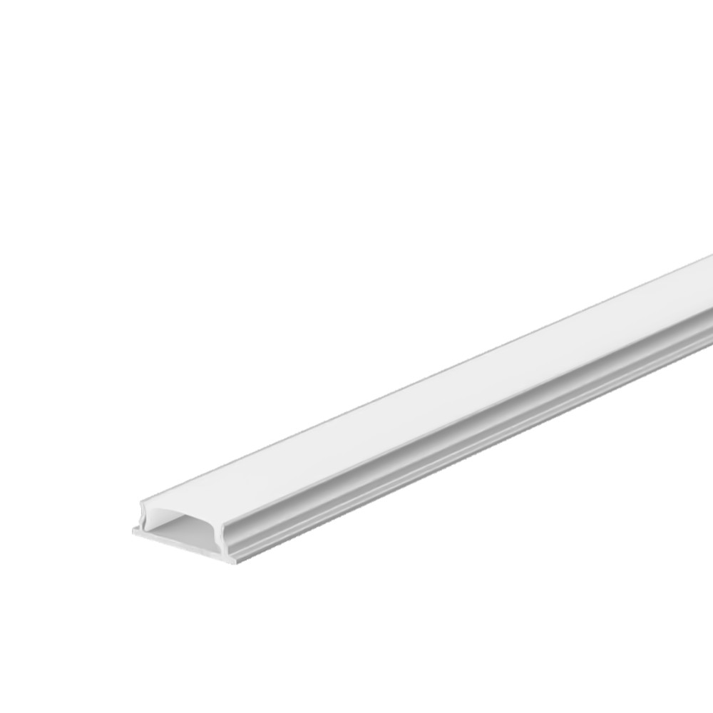 Perfil AL 1806 Sobrepor Flexível Branco 3 M