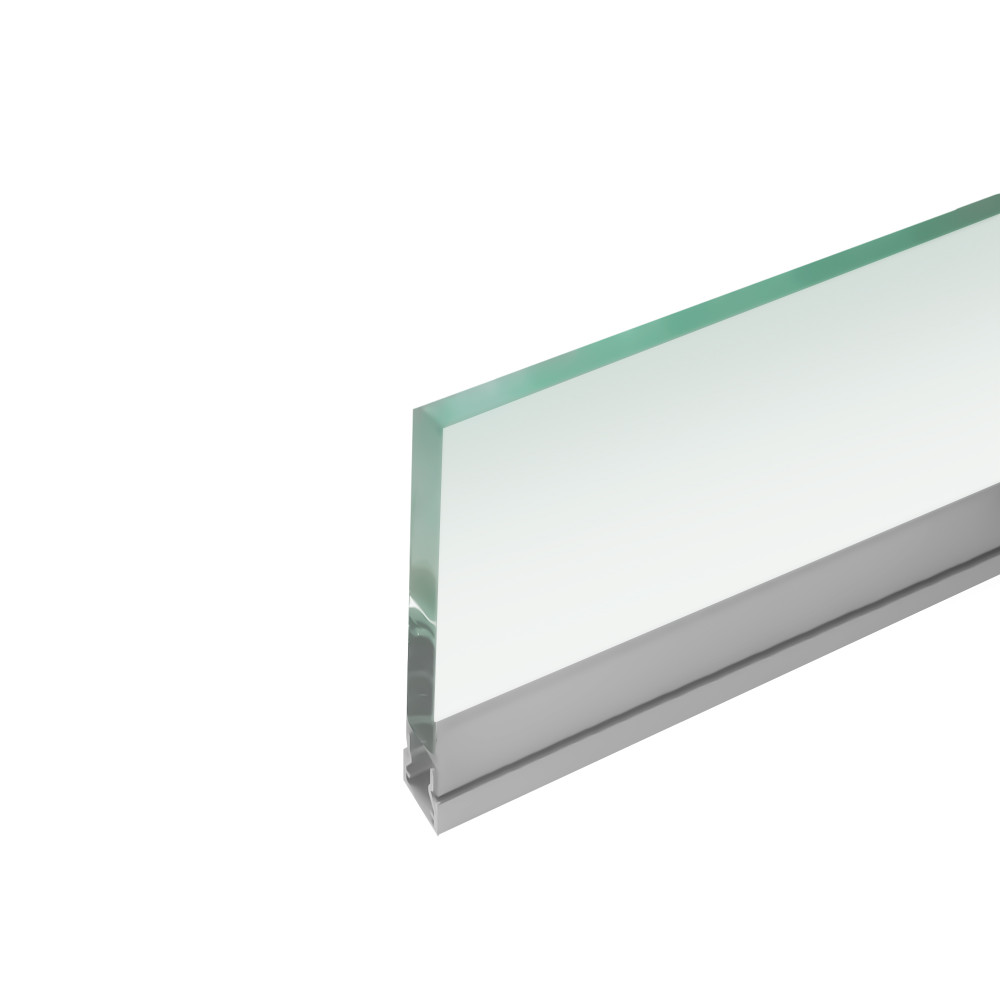 Perfil AL 1111 Vidro Aluminio 6 M