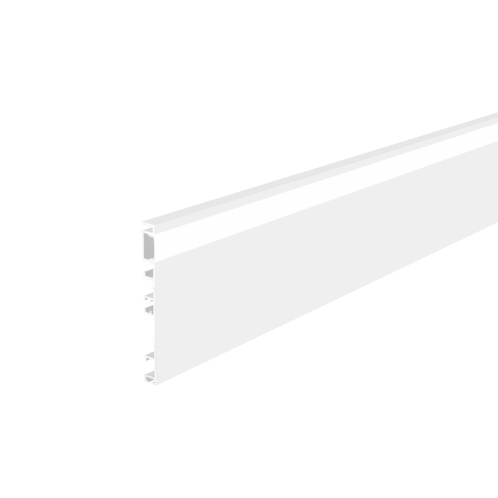 Perfil AL 10010 Rodapé Branco 2 M
