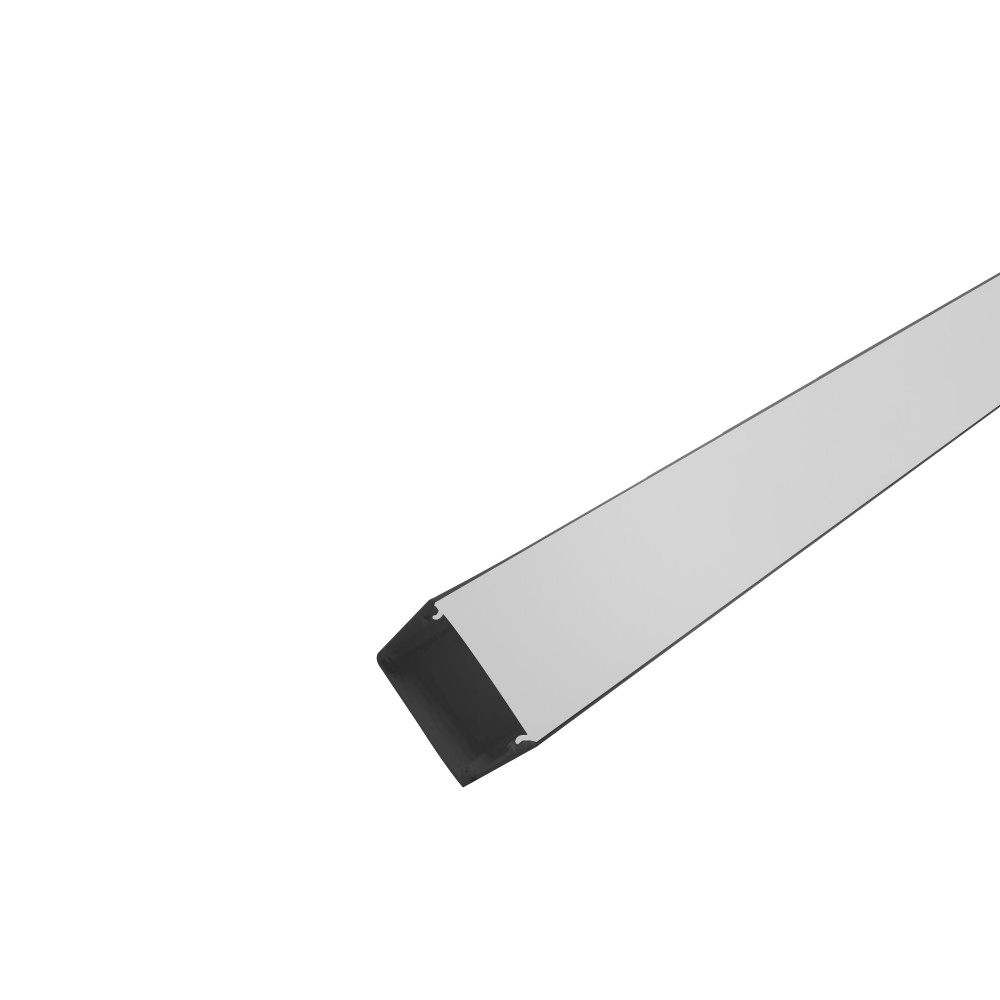 PERFIL AL 2525 SOBREPOR PRETO 2 M