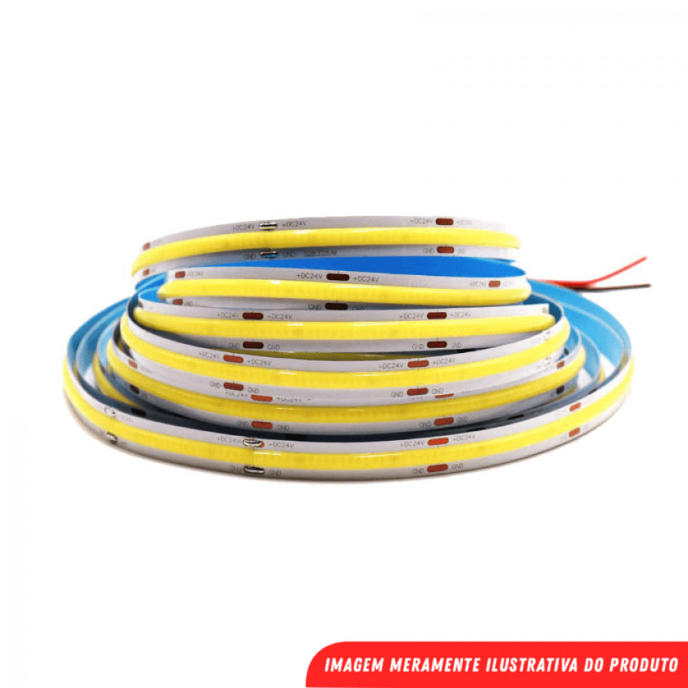 Fita 120 Leds 220v IP65 9w 10mm 800Lu 4000k R 5m (Ow)