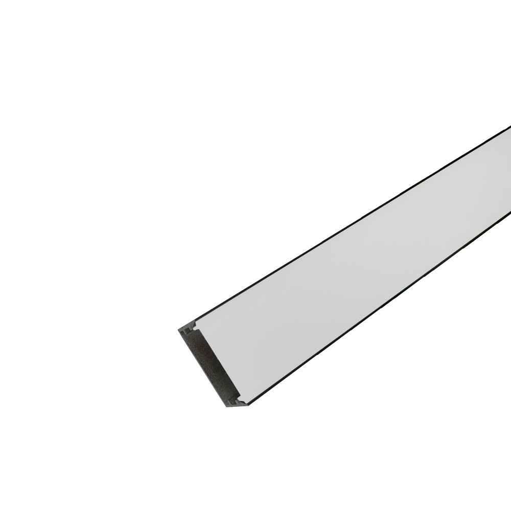 Perfil AL 2515 Sobrepor Preto 6 M