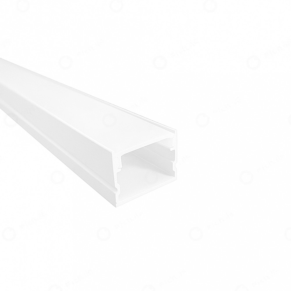 Perfil AL 3015 Sobrepor Branco 3 m
