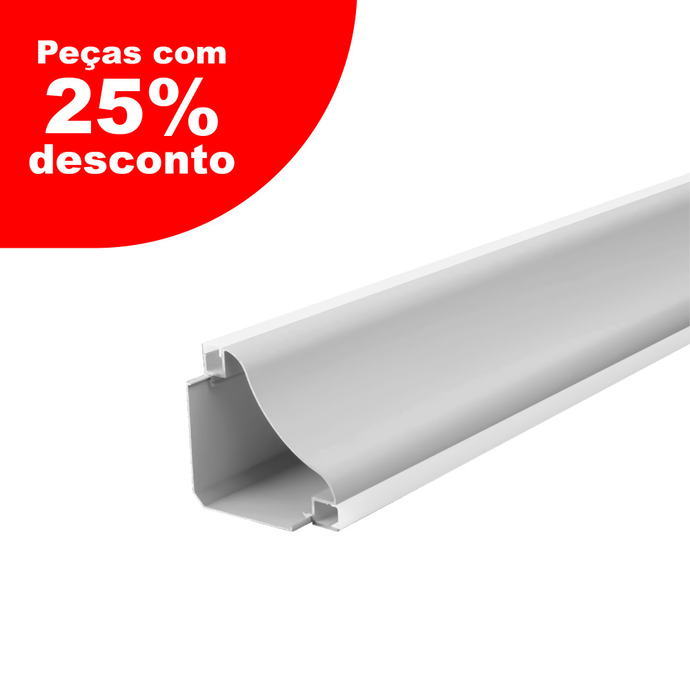 Perfil AL 7069 Sanca Branco 6 M