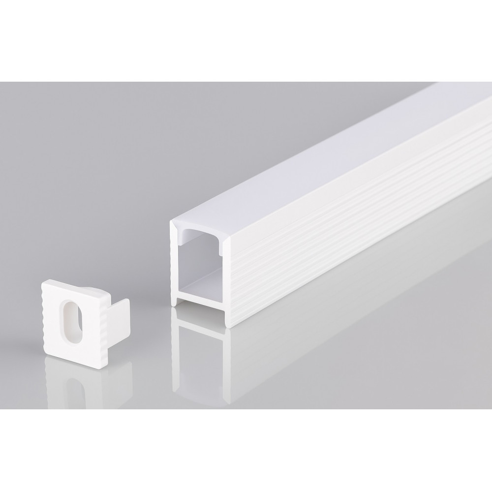 Perfil AL 0809 Sobrepor Branco 3 m