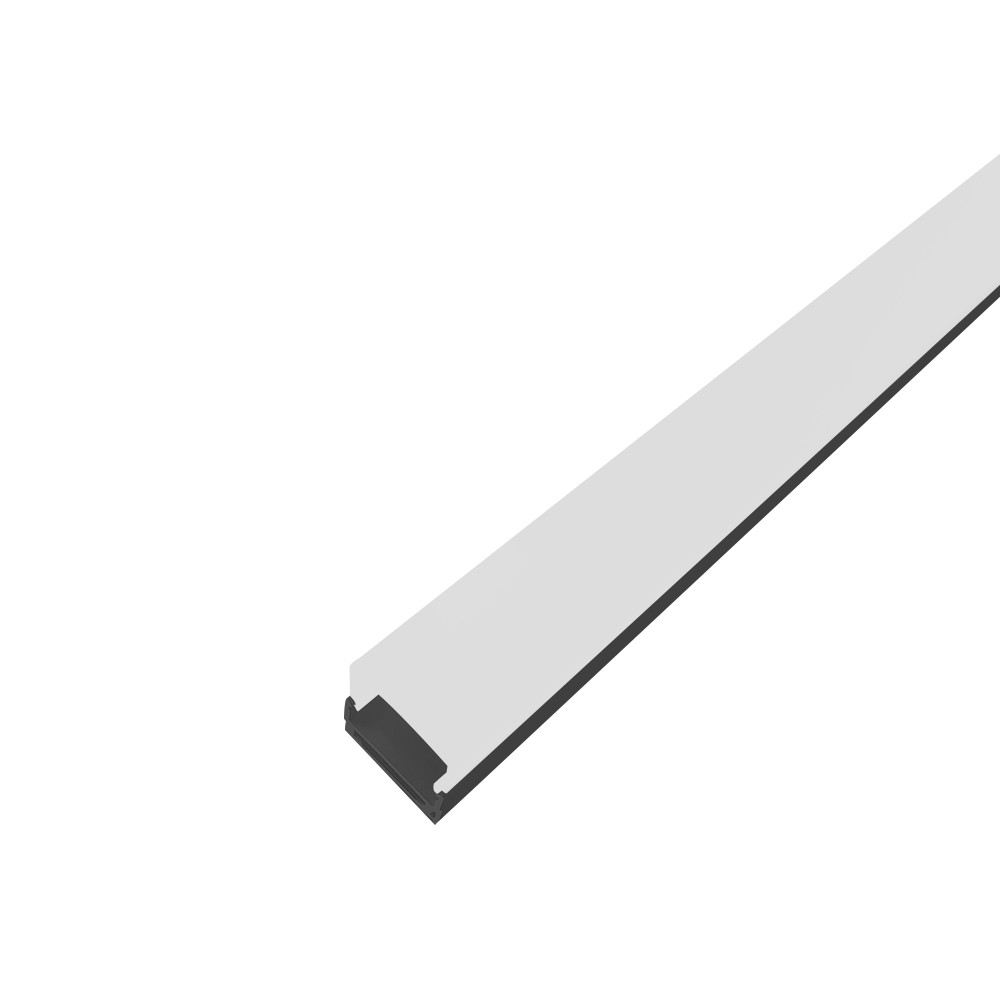 Perfil AL 1920 Sobrepor Preto 2 m