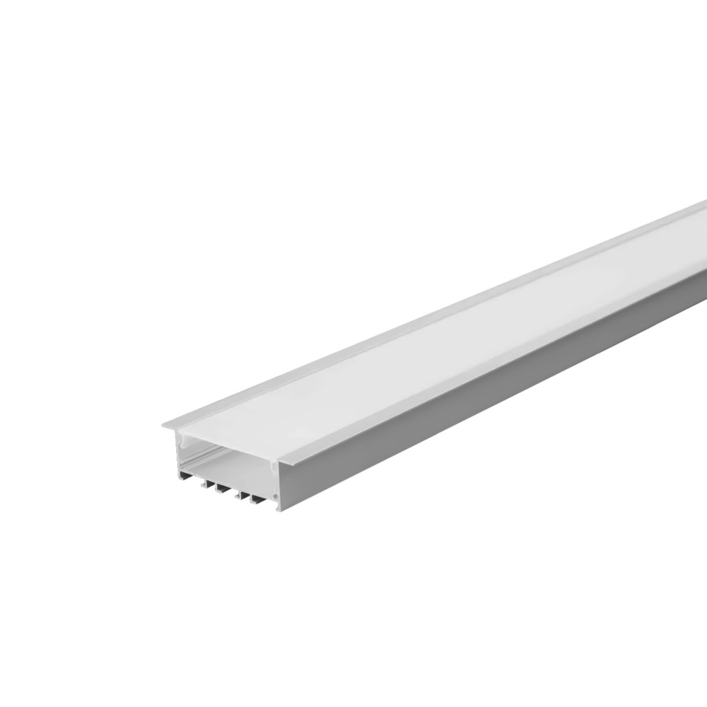 Perfil AL 6020 Embutir Branco 3 M