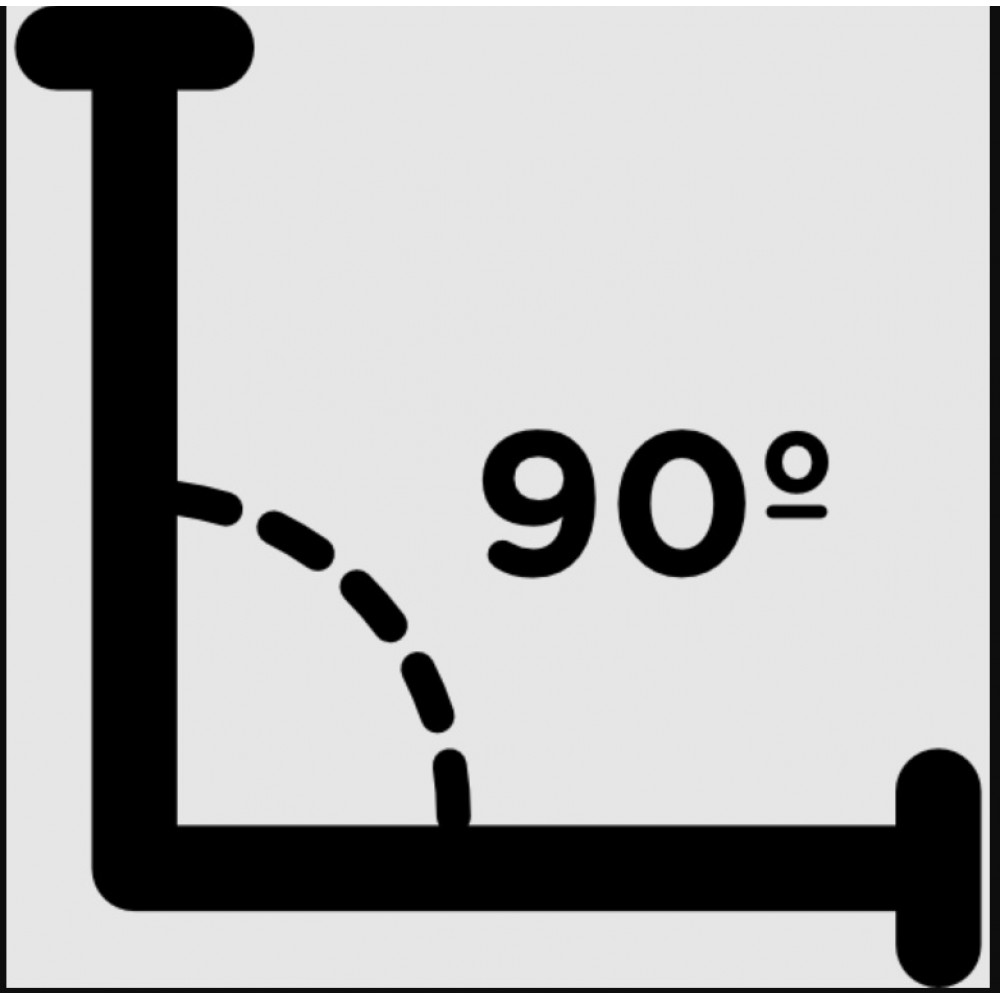 CORTE 90°