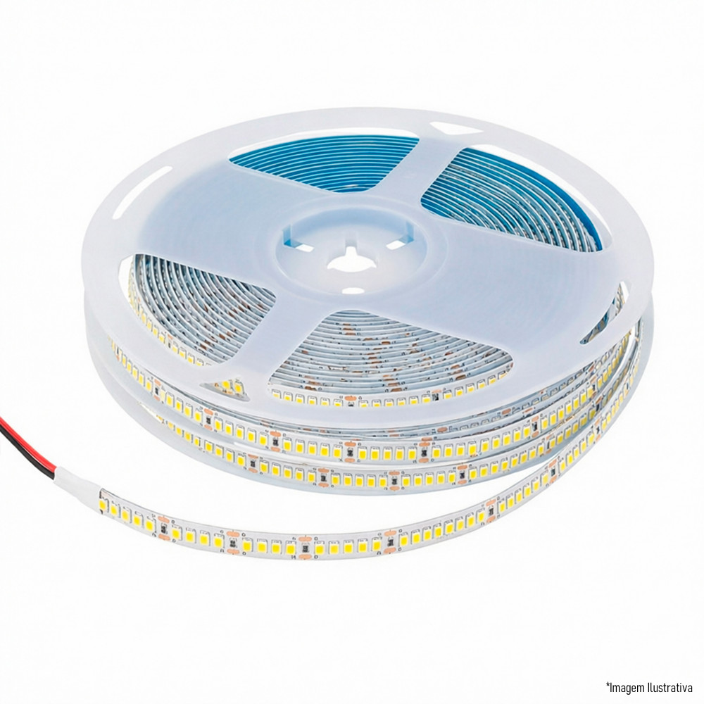 Fita 120 Leds 24V IP20 14.4w 8mm 1000Lu 2700K R 10m.