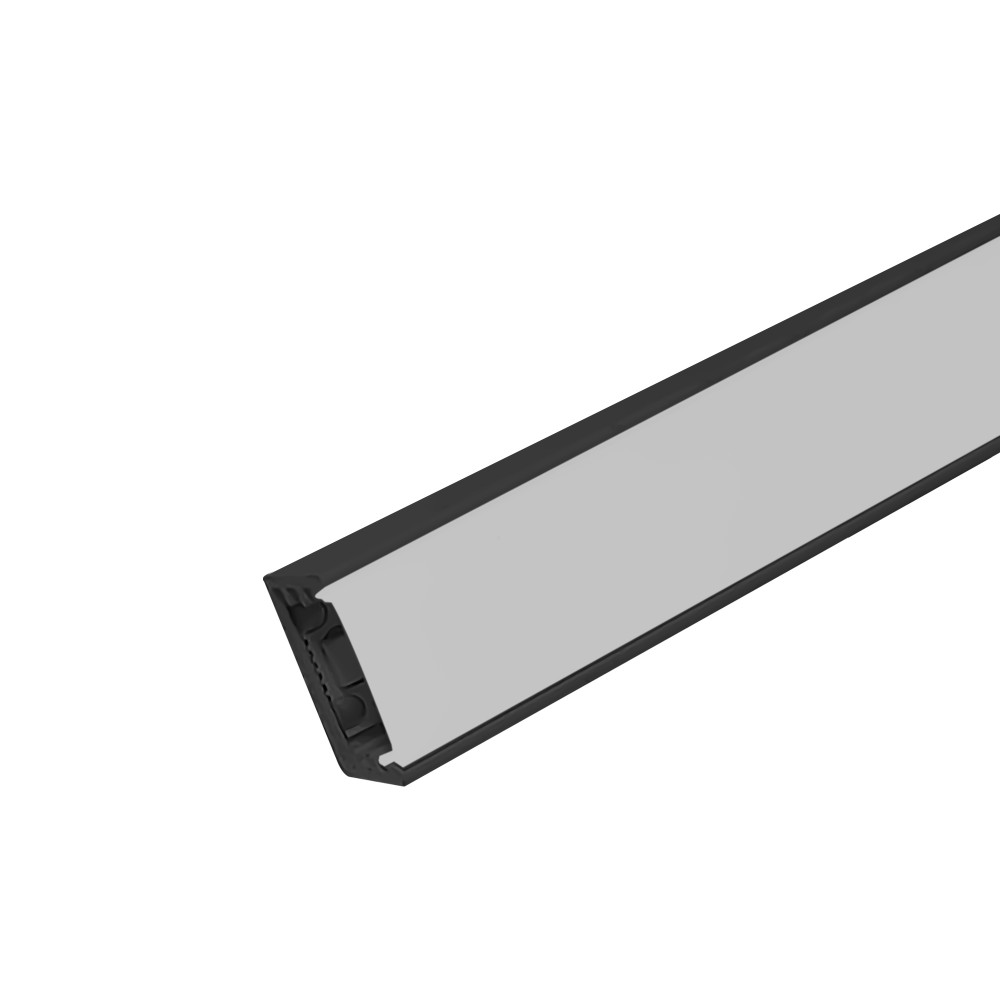 Perfil AL 1509 Sobrepor Preto 6 M