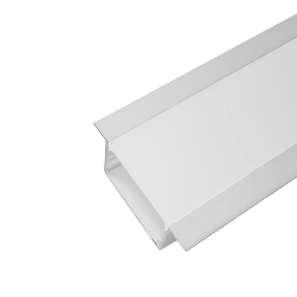 Perfil AL 4420 Embutir Branco 2 M