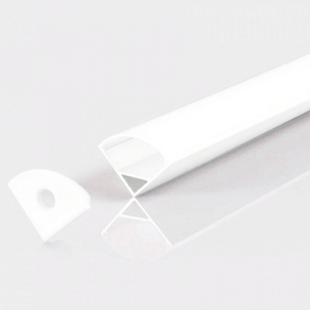 Perfil AL 0808 Canto Branco 3 m