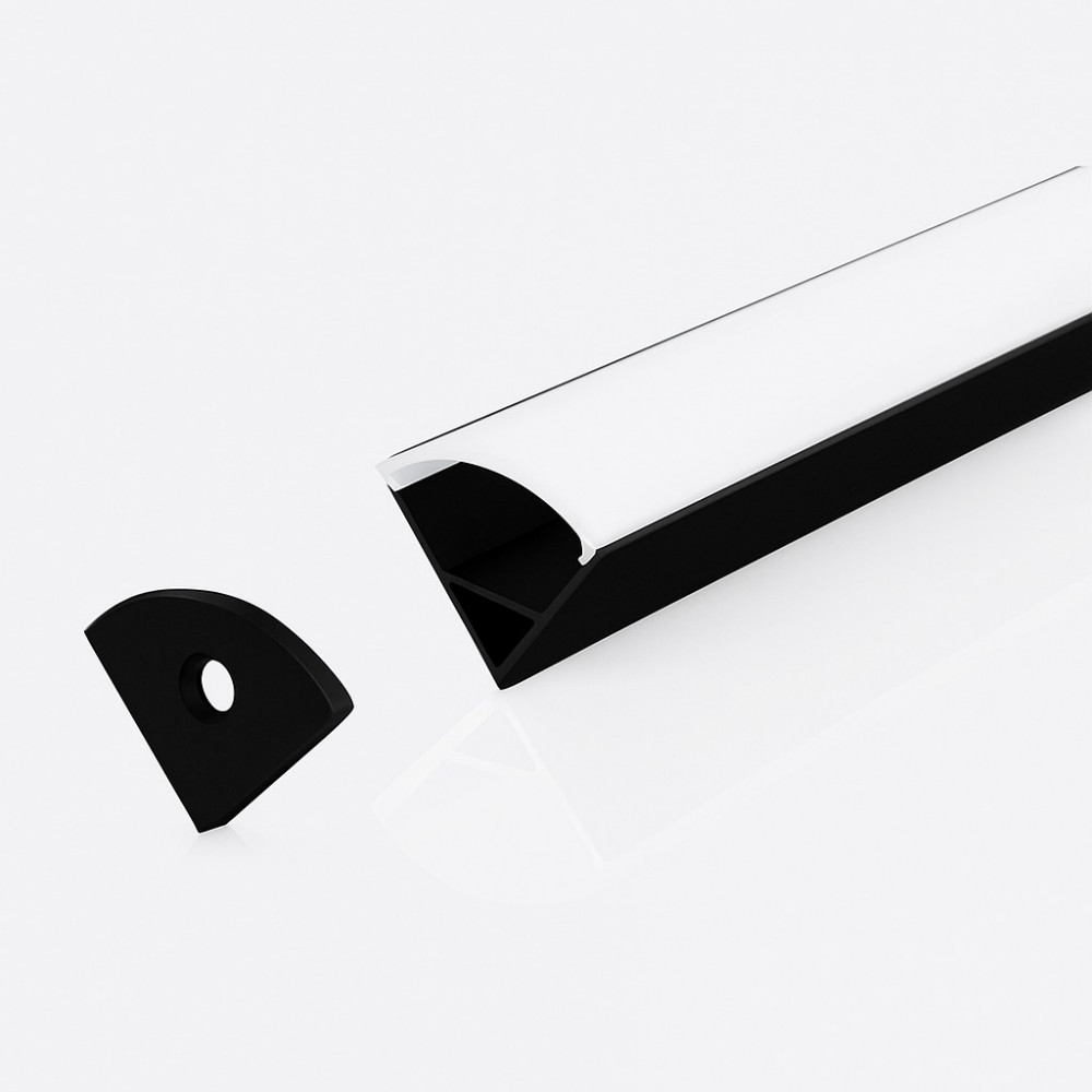 Perfil AL 1616 Canto Preto 3 m