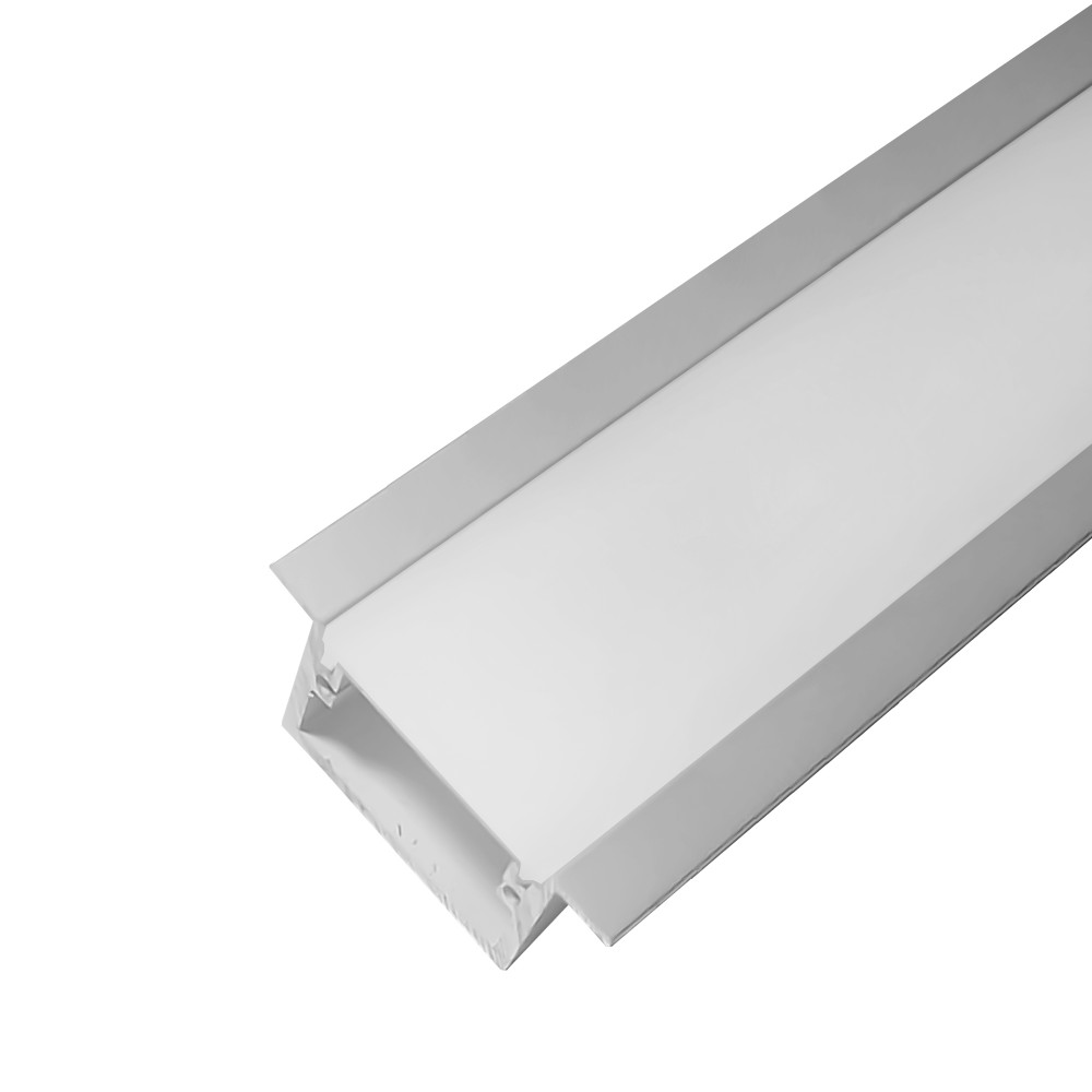 PERFIL AL 4220 PISO EMBUTIR BRANCO 2 M