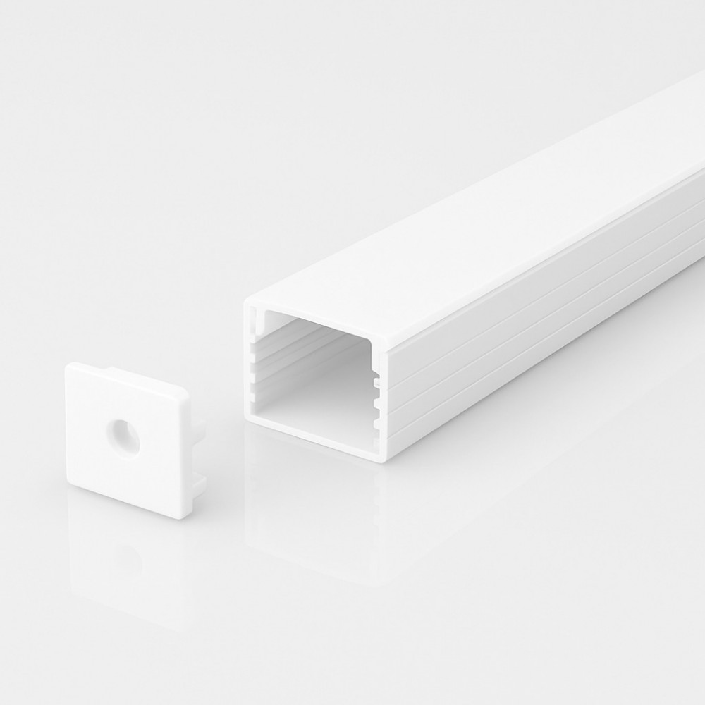 Perfil AL 1515 Sobrepor Branco 3 m