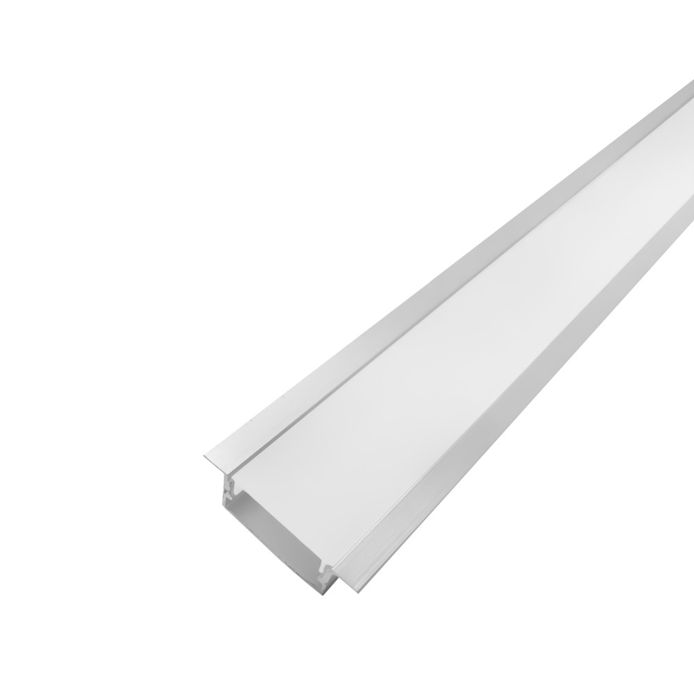 Perfil AL 2610 Embutir Branco 6 m