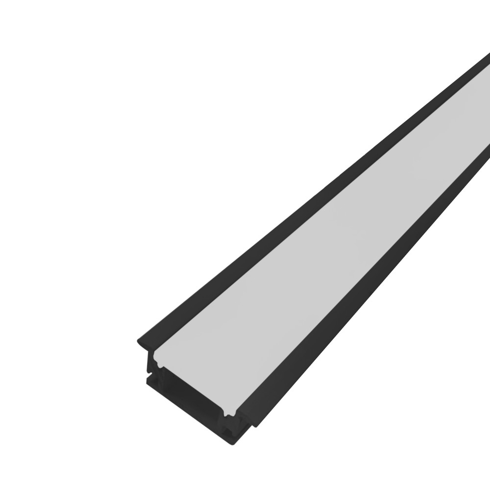 Perfil AL 2811 Piso Embutir Branco 1m