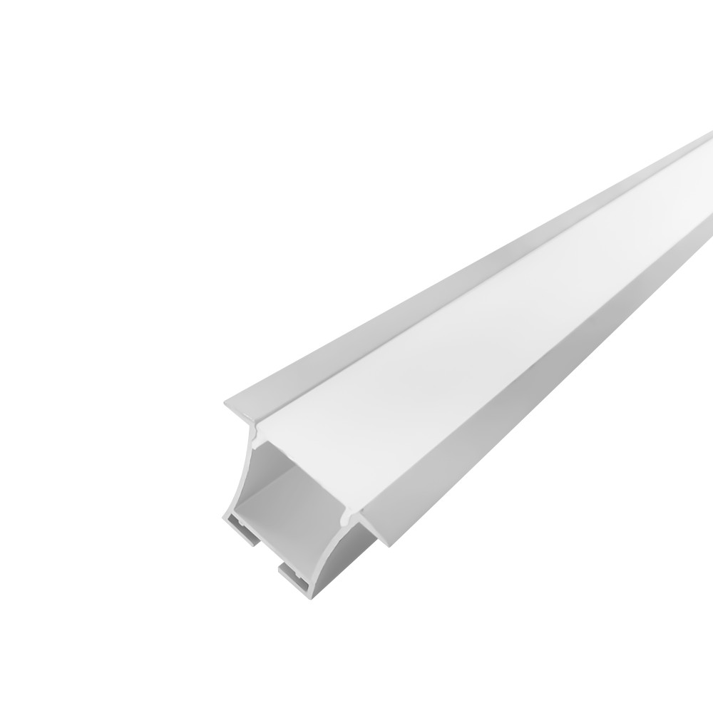 Perfil AL 3628 Embutir Branco 3 m