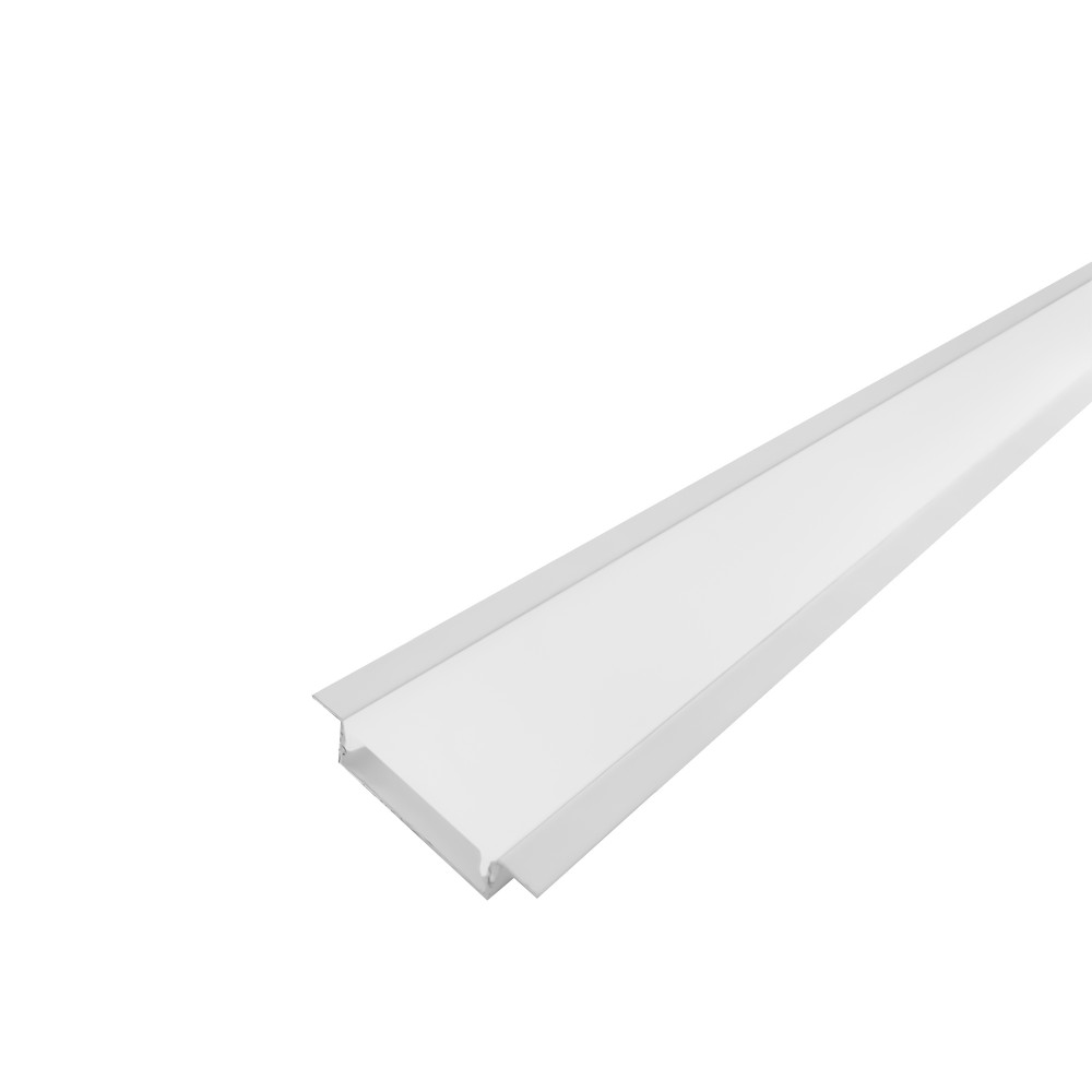 Perfil AL 4110 Embutir Branco 4 m