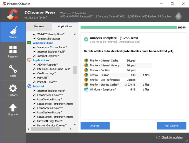 CCEnhancer: Expande las utilidades de CCleaner