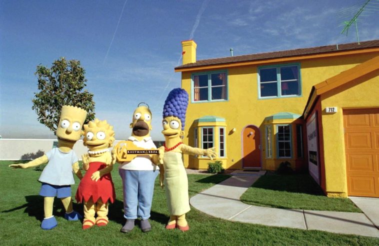 Los Simpsons: La réplica de la casa Simpson que el tiempo olvidó