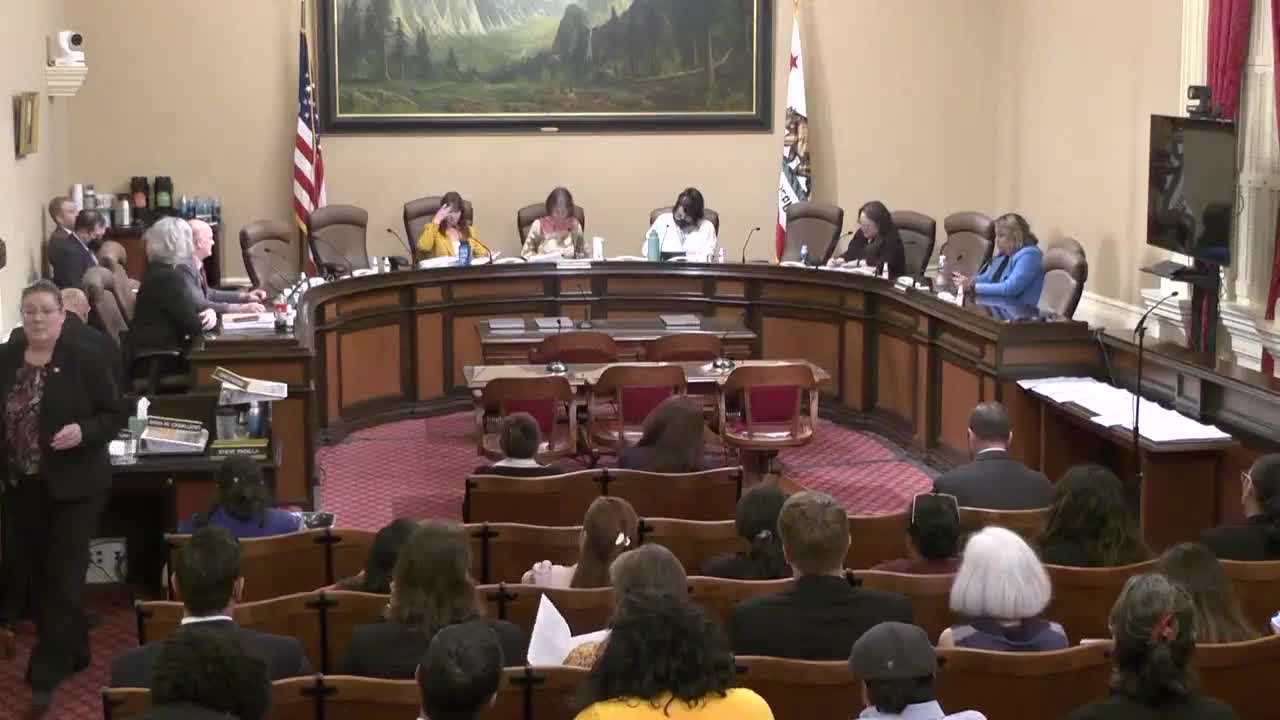 Senate Standing Committee on Housing Video