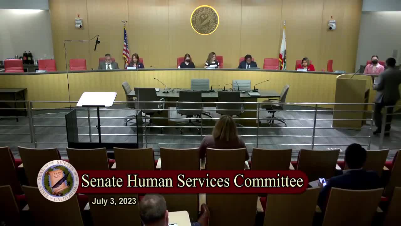 Senate Standing Committee on Human Services