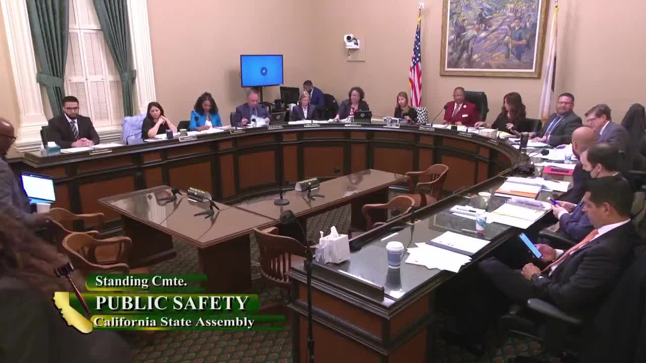 Assembly Standing Committee on Public Safety
