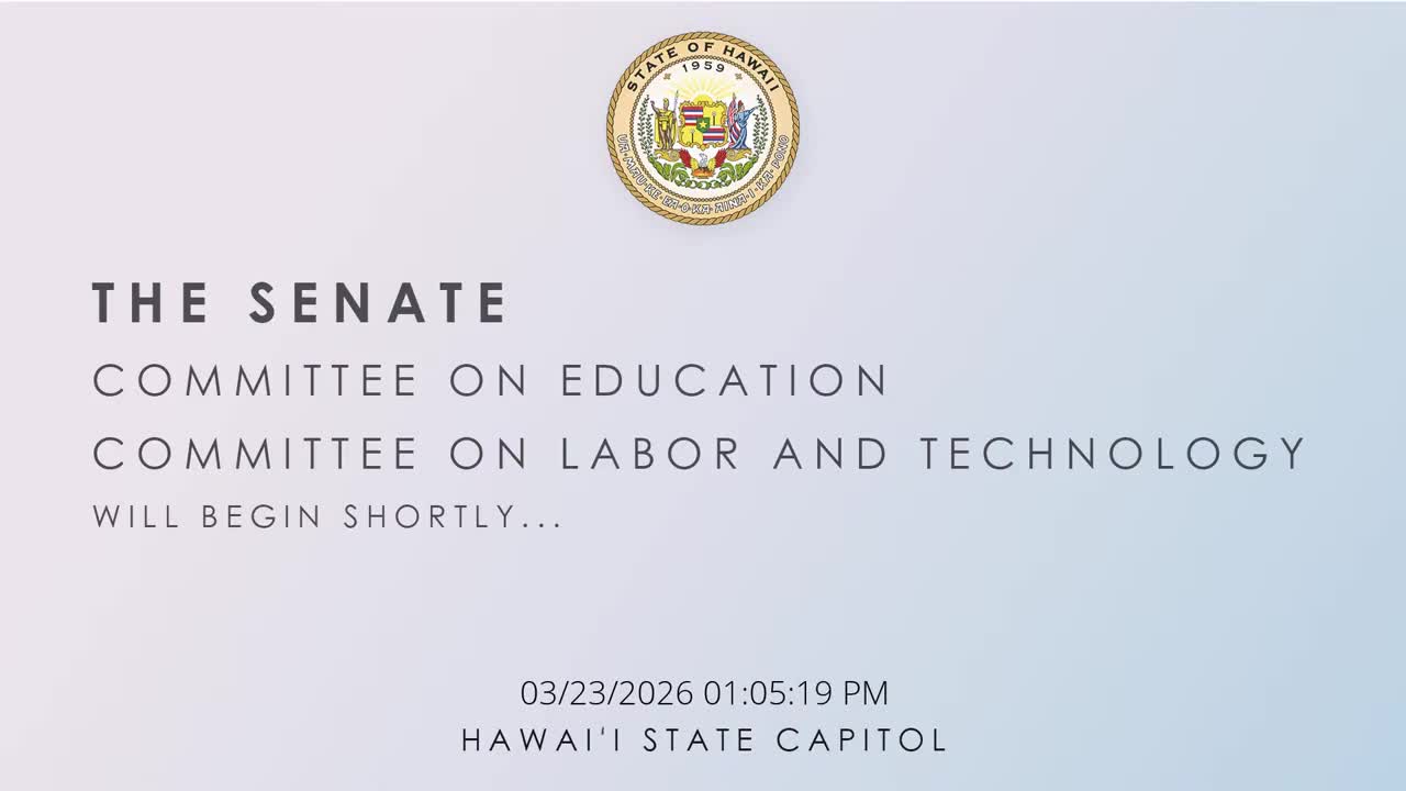 Senate Standing Committee on Education