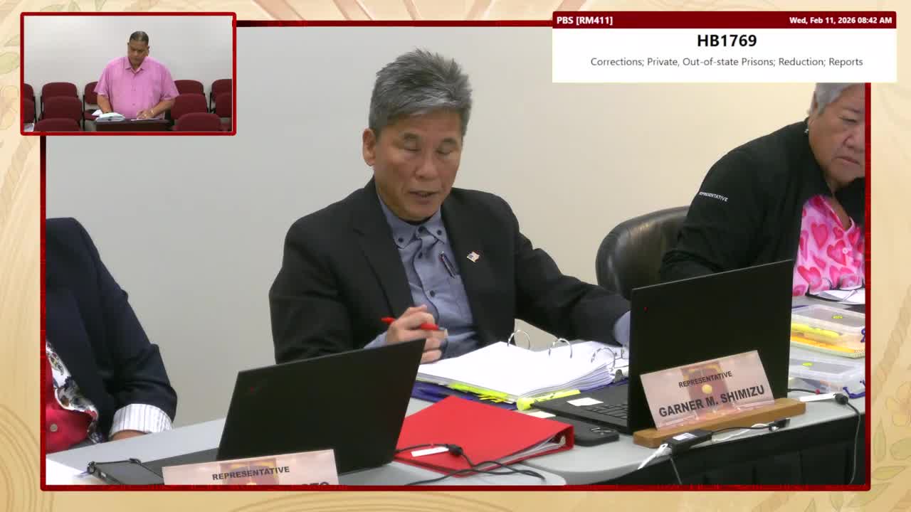 House Standing Committee on Public Safety