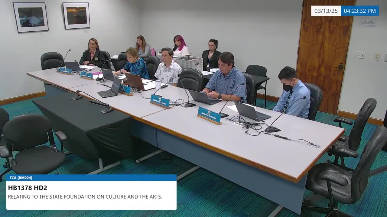 Senate Standing Committee on Transportation and Culture and the Arts