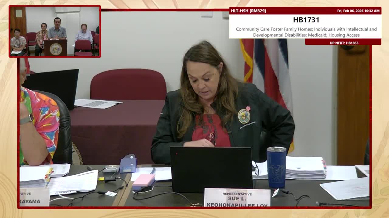 House Standing Committee on Health