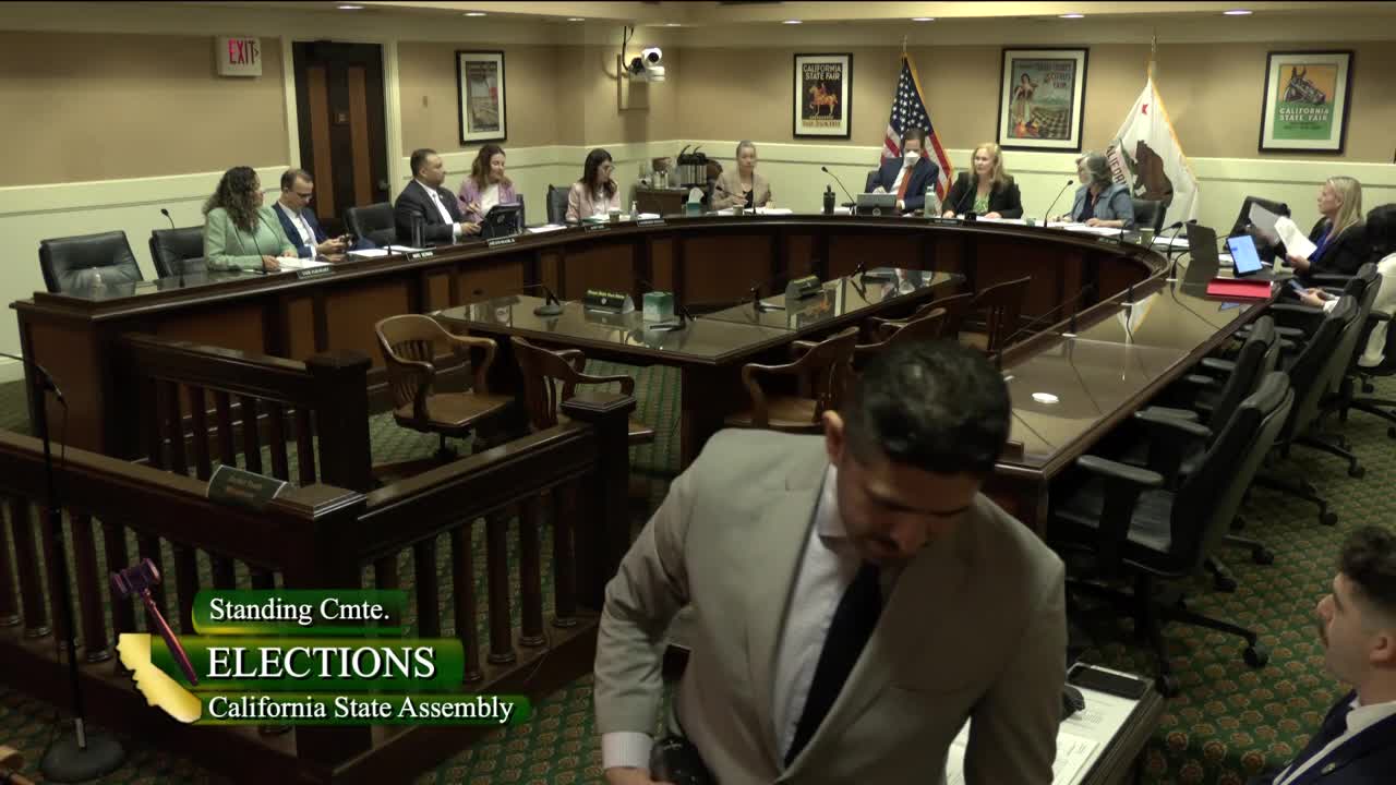 Assembly Standing Committee on Elections