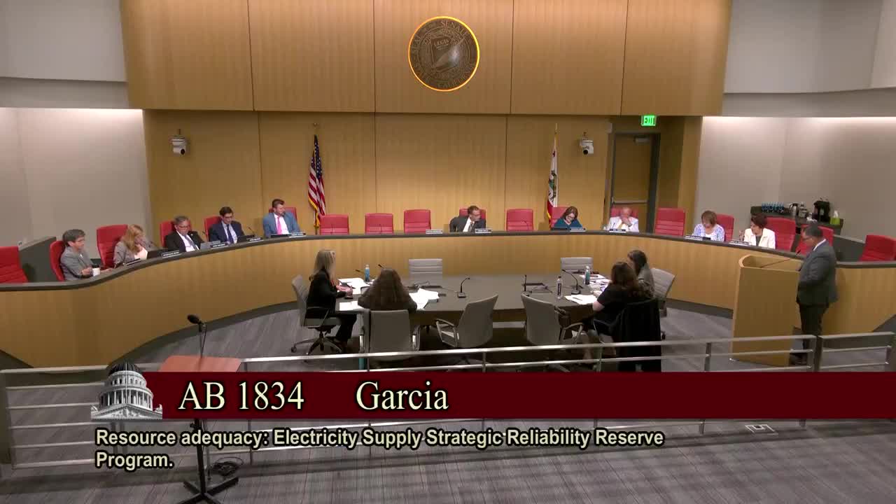 Senate Standing Committee on Energy, Utilities and Communications