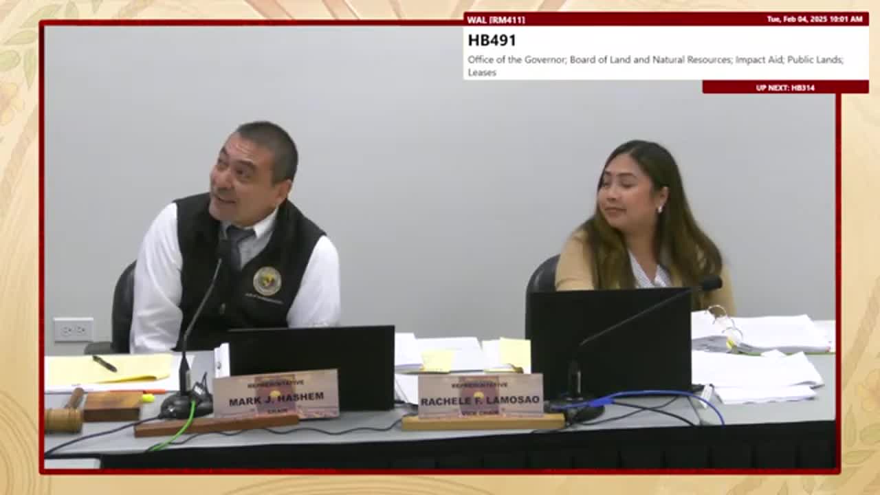 House Standing Committee on Water & Land