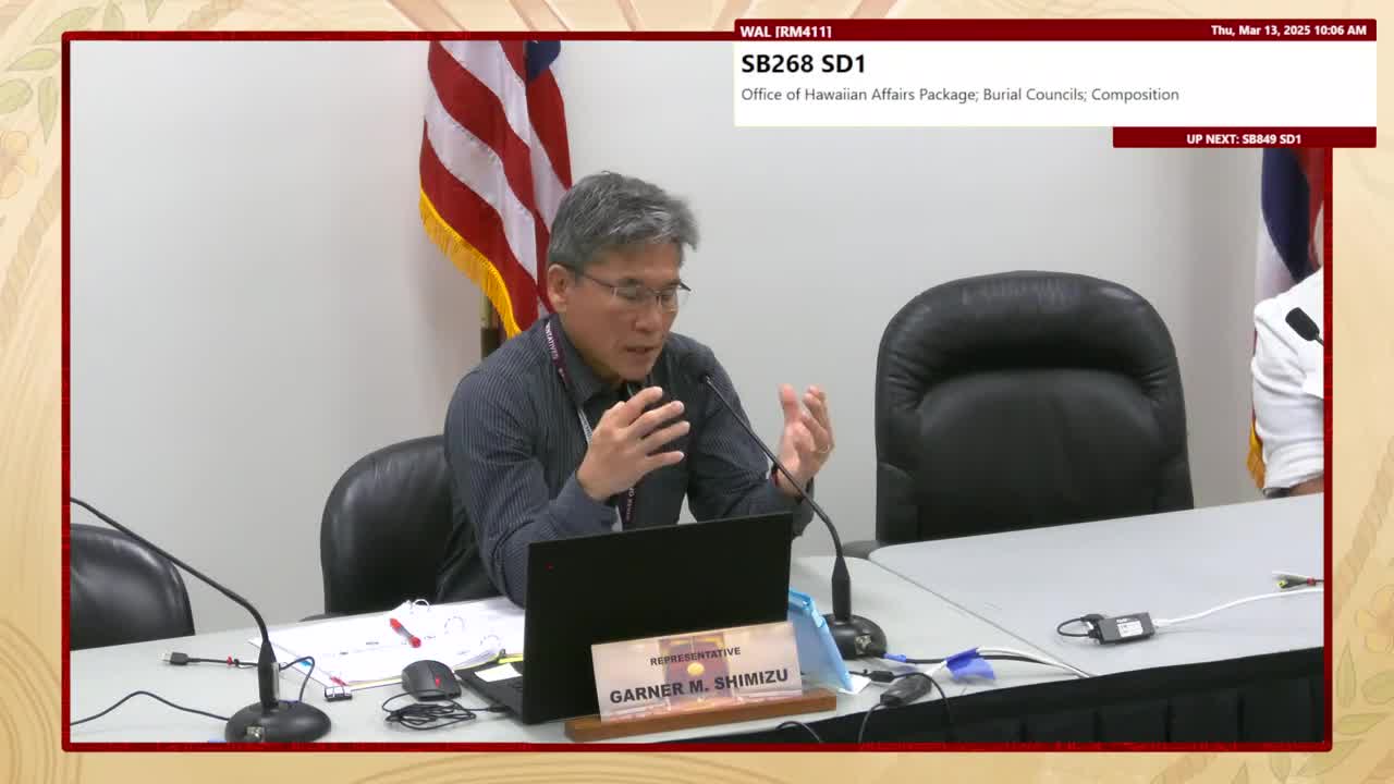 House Standing Committee on Water & Land