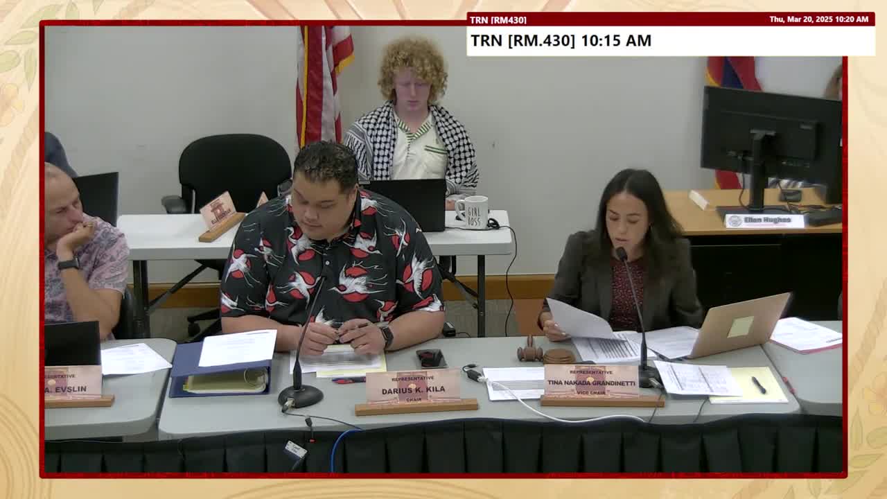 House Standing Committee on Transportation