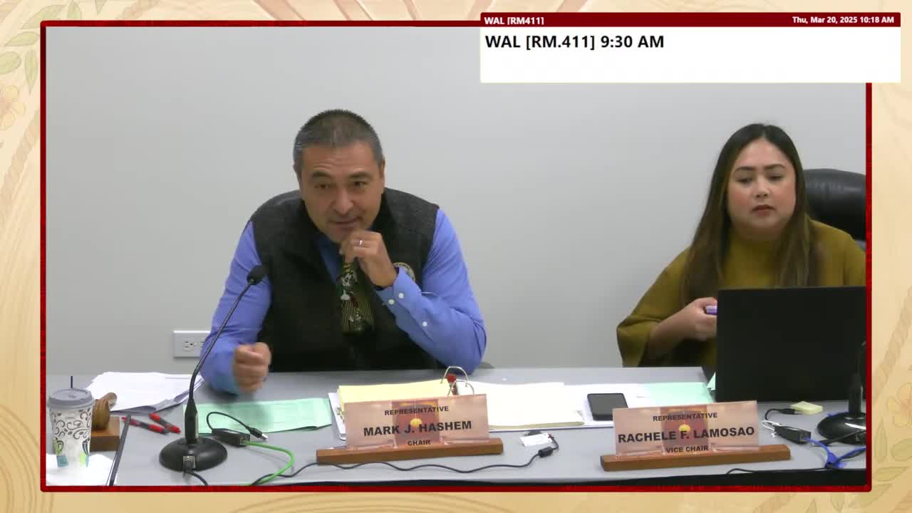 House Standing Committee on Water & Land