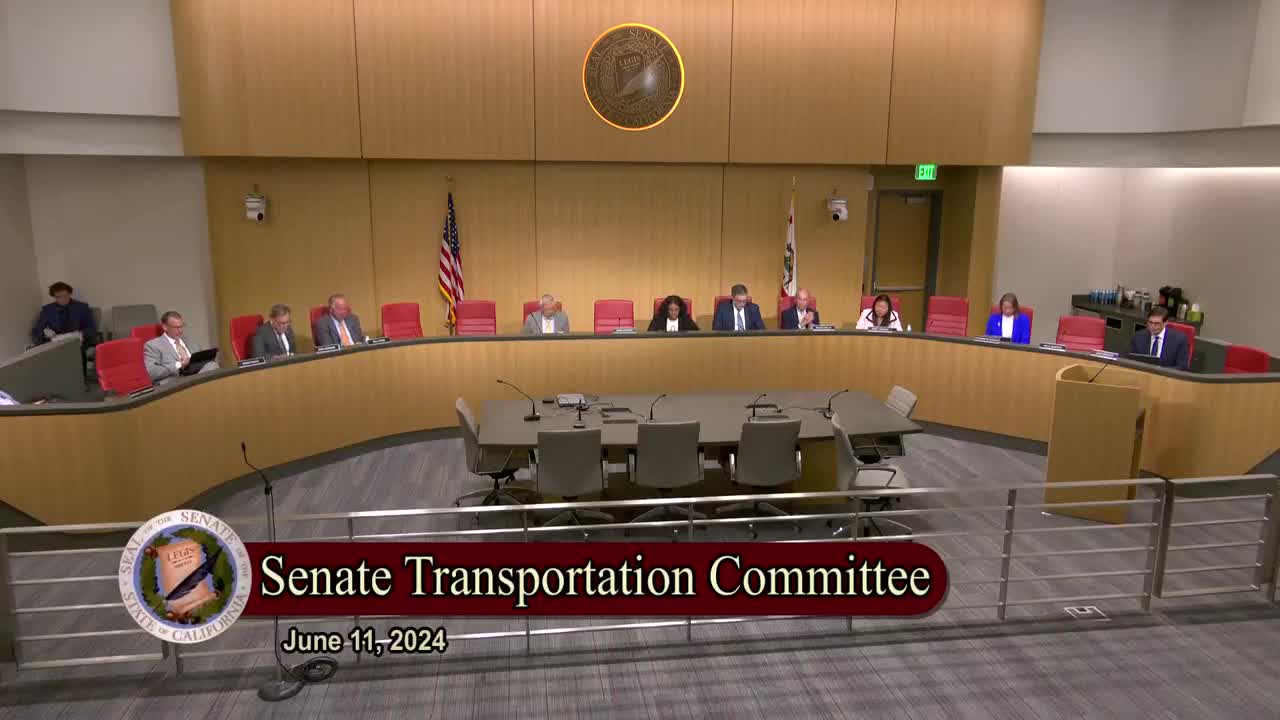 Senate Standing Committee on Transportation